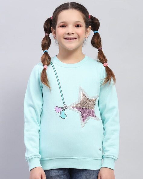 Monte Carlo Girls Micro Print Sweatshirt