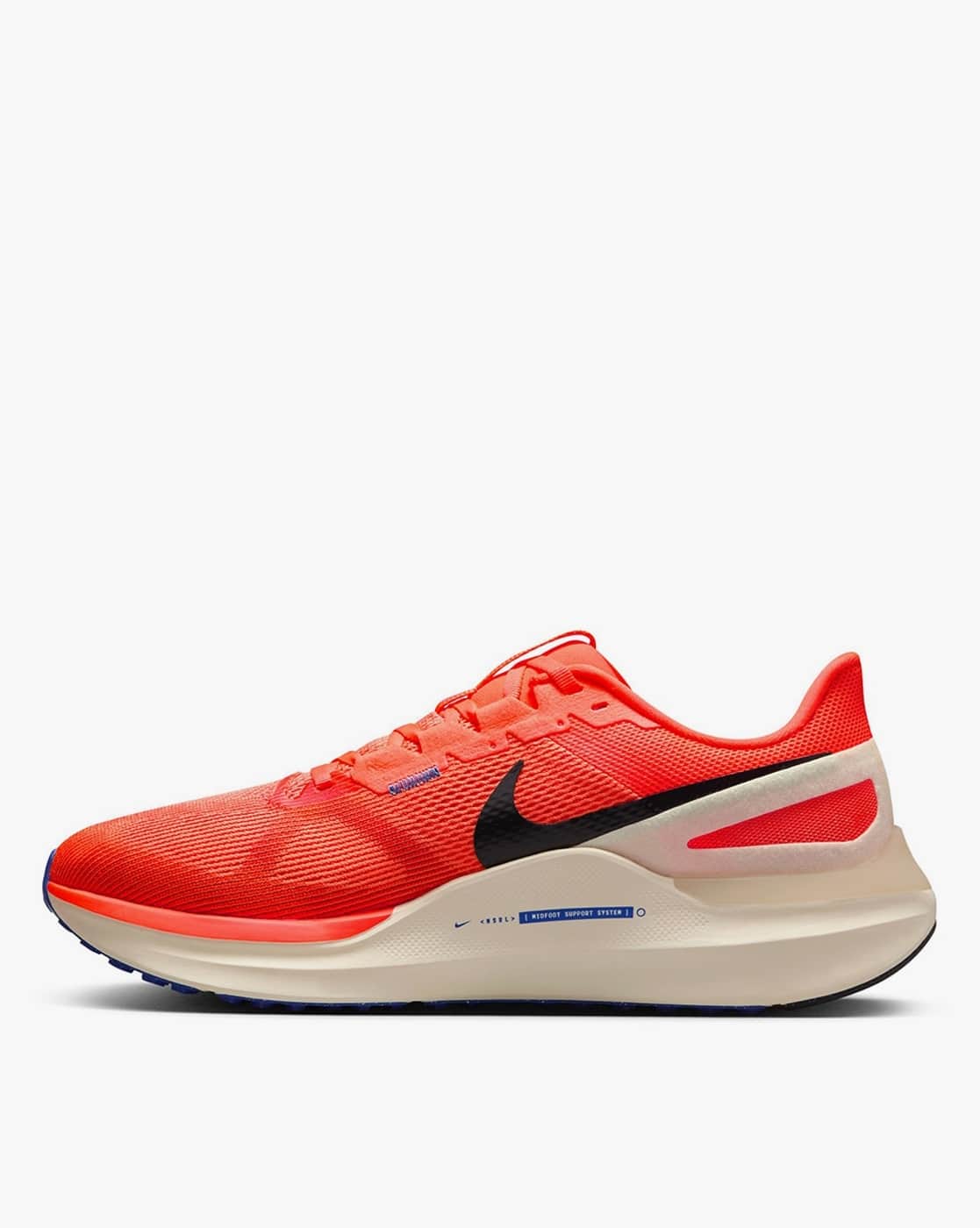 Buy NIKE Men Air Zoom Structure 25 Running Shoes Orange Color