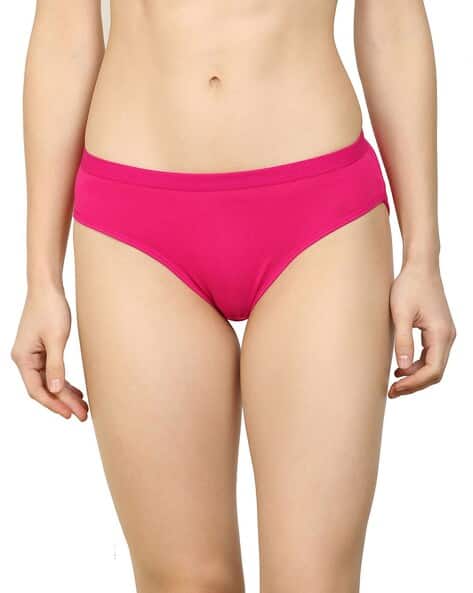 Fashion Comfortz Seamless Mid-Rise Briefs with Elasticated Waist