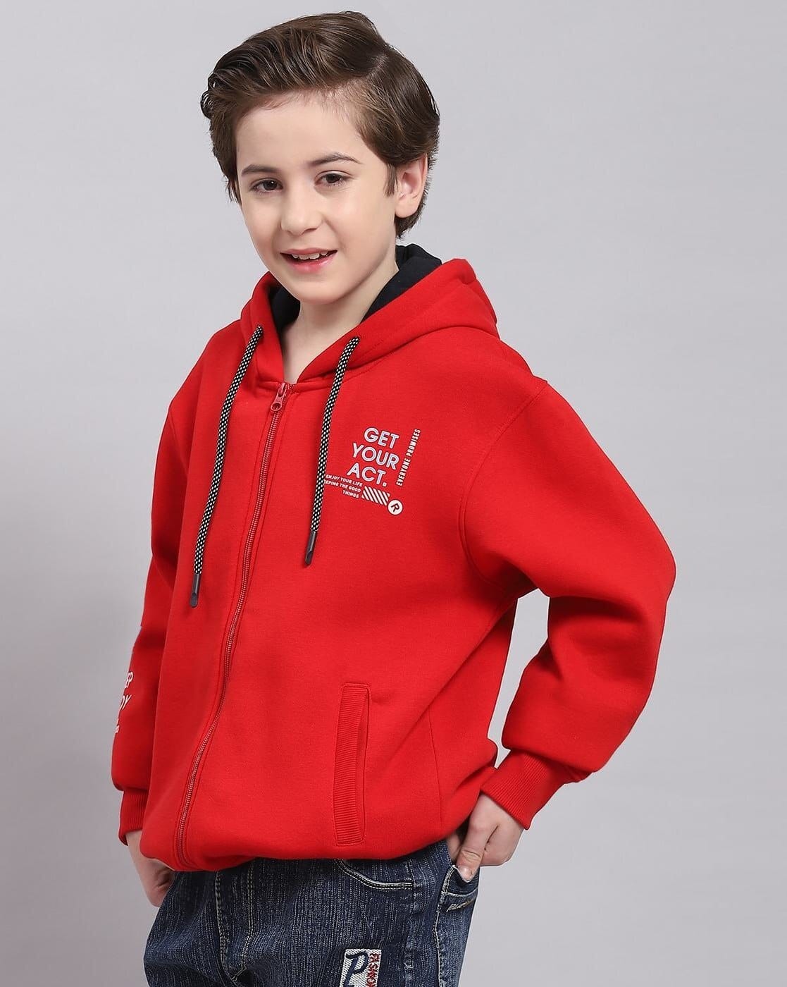 小物 THE EDOONI hoodie muffler RED 小物 THE EDOONI hoodie muffler