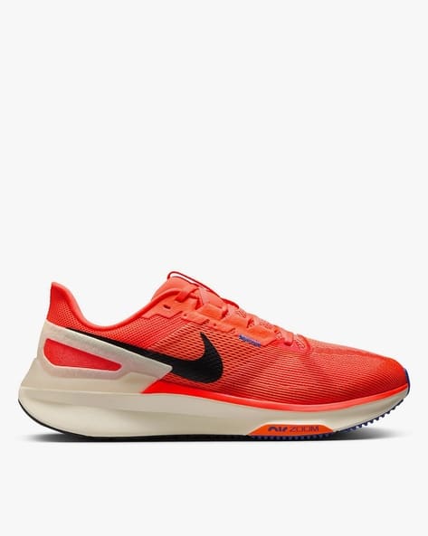 Buy NIKE Men Air Zoom Structure 25 Running Shoes Orange Color