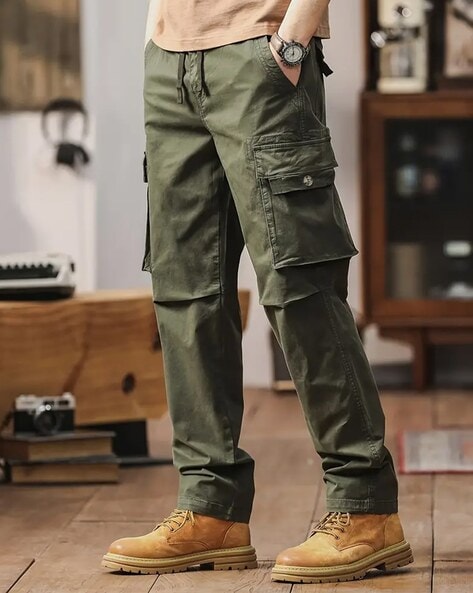 Men Relaxed Fit Cargo Pants