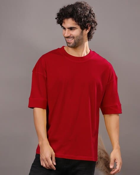 Buy Red Tshirts for Men by FRISKERS Online