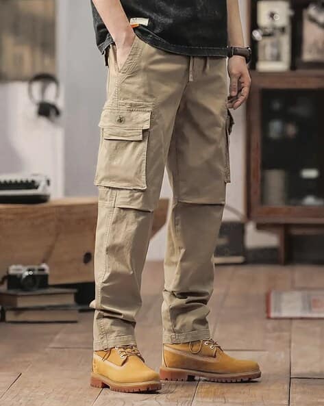 Men Relaxed Fit Cargo Pants