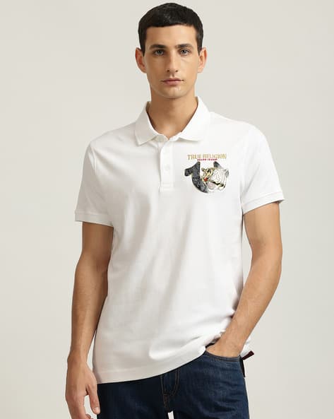 Ubuy White True Religion Polo Shirt True Religion Men's Short