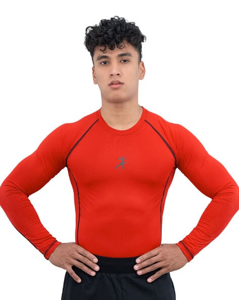 Buy Orange Tshirts for Men by ATHFLEX Online