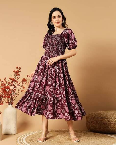 fit and flare dress india Buy Women's Fit and Flare Corset Dress Online in India main image 0