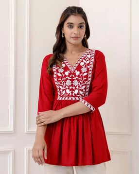 gulmohar jaipur Women Regular Fit Top-picture-48