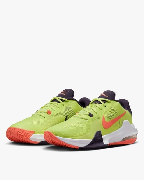 Buy NIKE Men Air Max Impact 4 Basketball Shoes | Yellow Color Men
