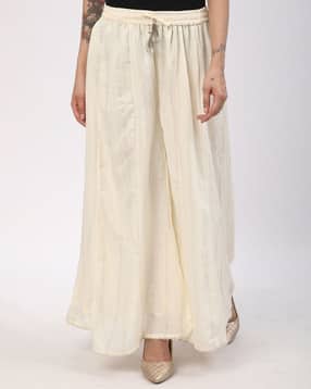 r&b Women Striped Palazzo-picture-11