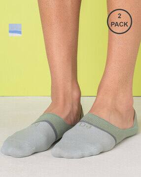 damensch Men Pack of 2 Colourblock No-show Socks-picture-38