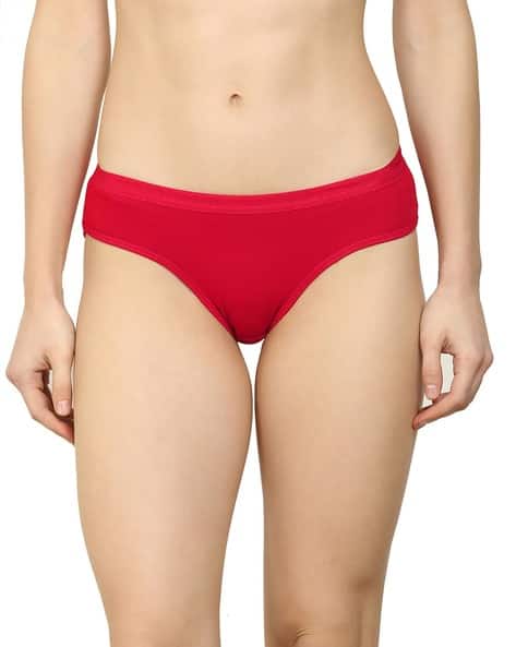 Fashion Comfortz Seamless Mid-Rise Briefs with Elasticated Waist