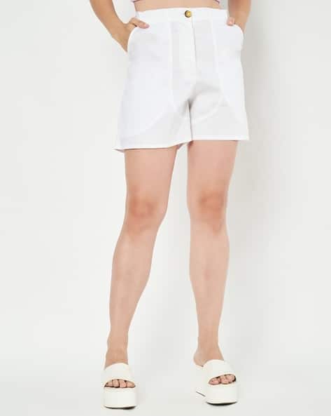 Buy White Shorts for Women by BRINNS Online
