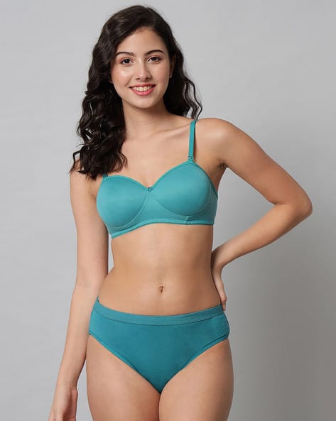 Fashion Comfortz Women Seamless Bra & Panty Set