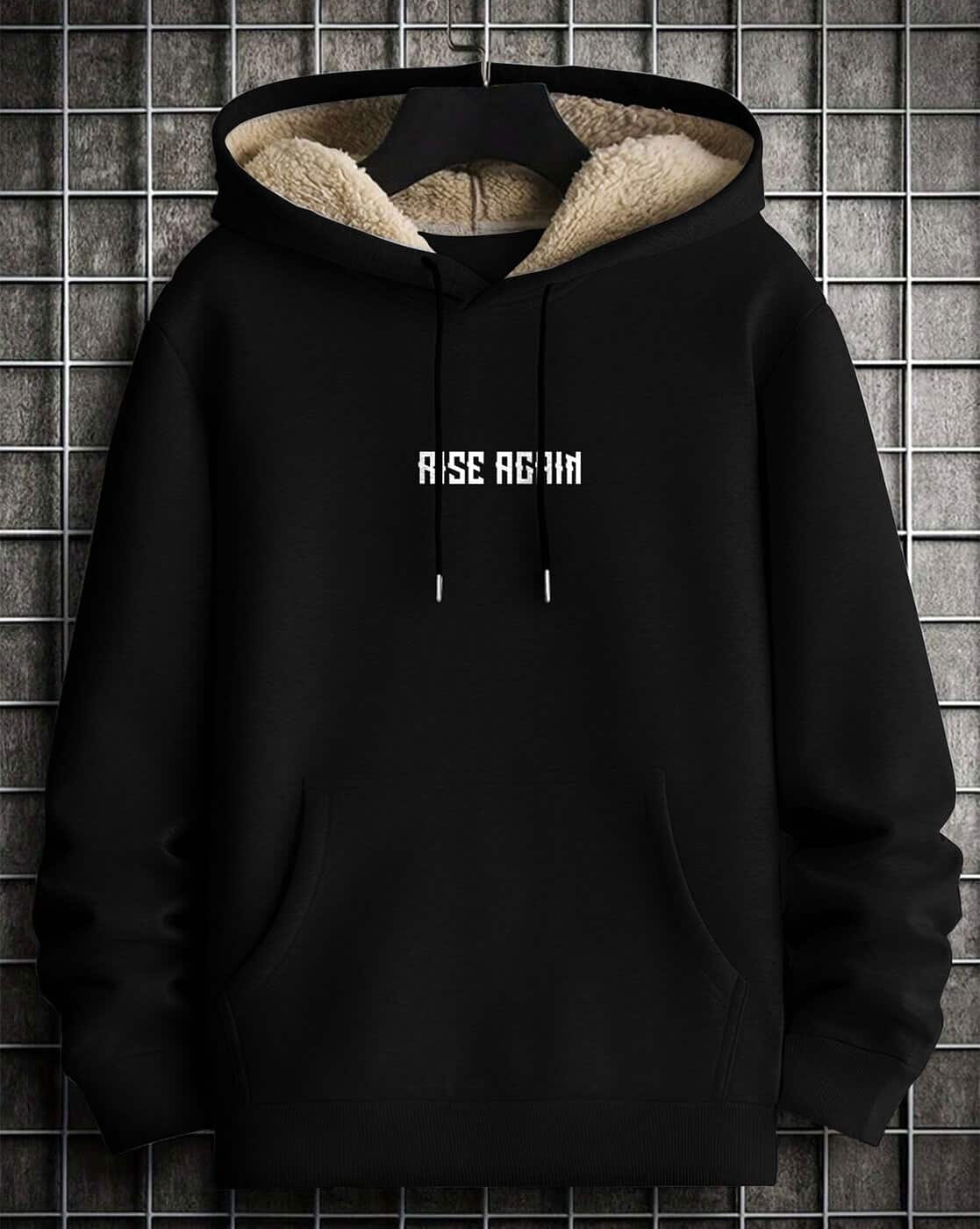 Men Self-design Hoodie