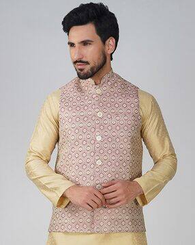 deific Men Floral Nehru jacket-picture-31