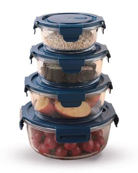 umai Borosilicate Glass Containers with Lid Glass Lunch Box with Air Vent Lid-picture-29