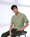 Men Self-Stripes Relaxed Fit Shirt