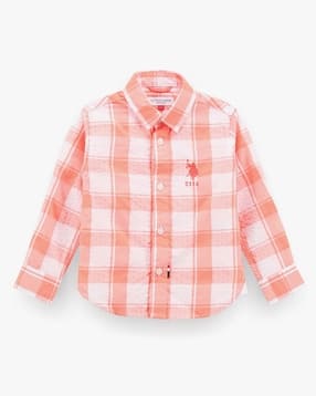 u.s. polo assn. Boys Checked Regular Fit Shirt-picture-33