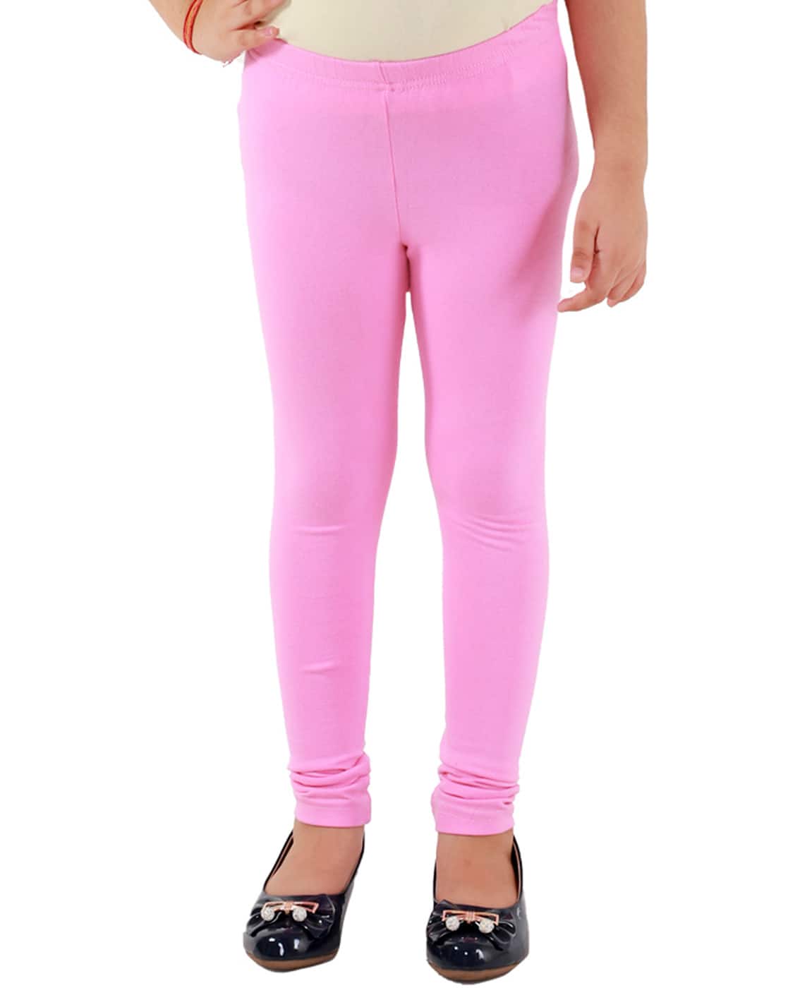 Buy Pink Leggings for Girls by Kids Cave Online