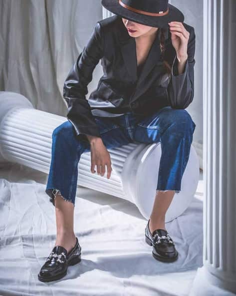 Buy Black Casual Shoes for Women by Saint G Online