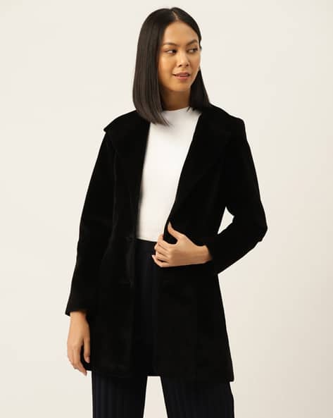 Buy Black Jackets Coats for Women by LEATHER RETAIL Online