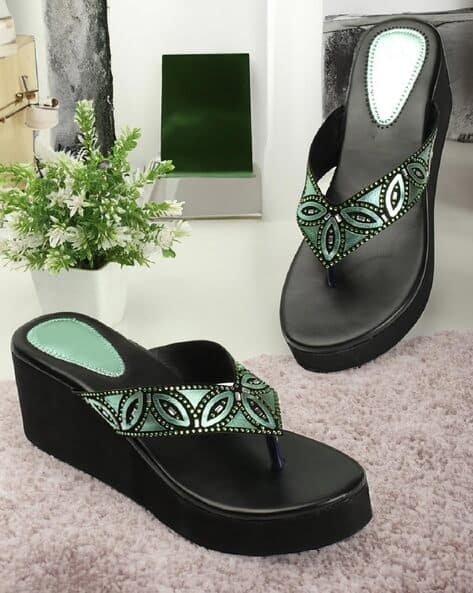 Buy BLUE Heeled Sandals for Women by LADIES FOOTWEAR Online