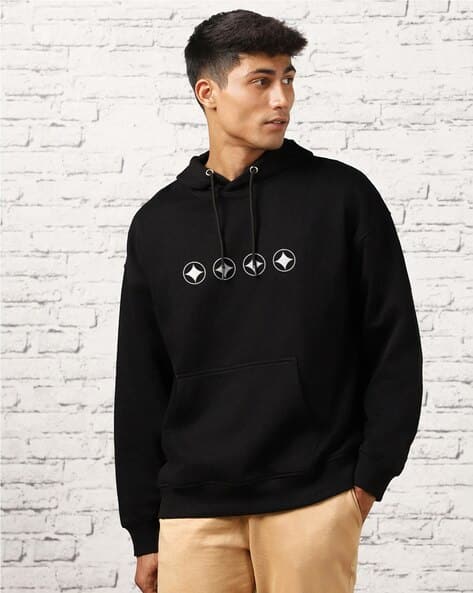 Buy Black Sweatshirt Hoodies for Men by Nobero Online