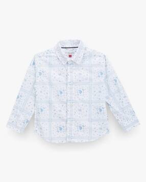 u.s. polo assn. Boys Printed Regular Fit Shirt-picture-26