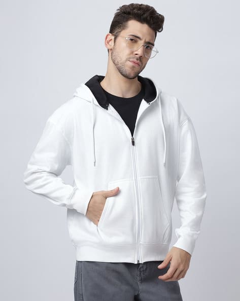 Buy White Sweatshirt Hoodies for Men by BE SAVAGE Online