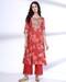 Red Orange Floral, RED ORANGE, S