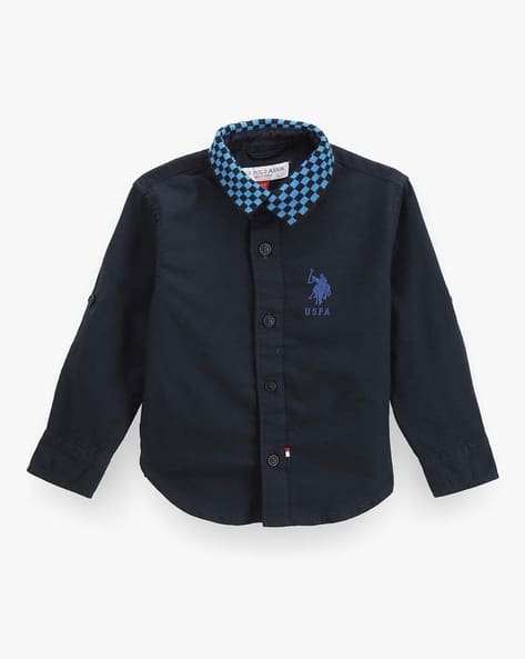 U.S. Polo Assn. Boys Placement Logo Embroidered Shirt