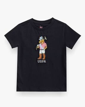 u.s. polo assn. Boys Printed Regular Fit Round-Neck T-Shirt-picture-44