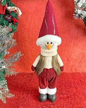 Polka-Dot Foldable Tall Winter themed Mr.Reindeer self standing Christmas Table Decor-image-28