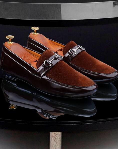 BXXY Men Round-Toe Bit Loafers