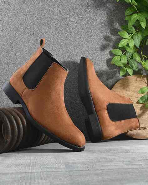 Buy Brown Boots for Men by DELIZE Online