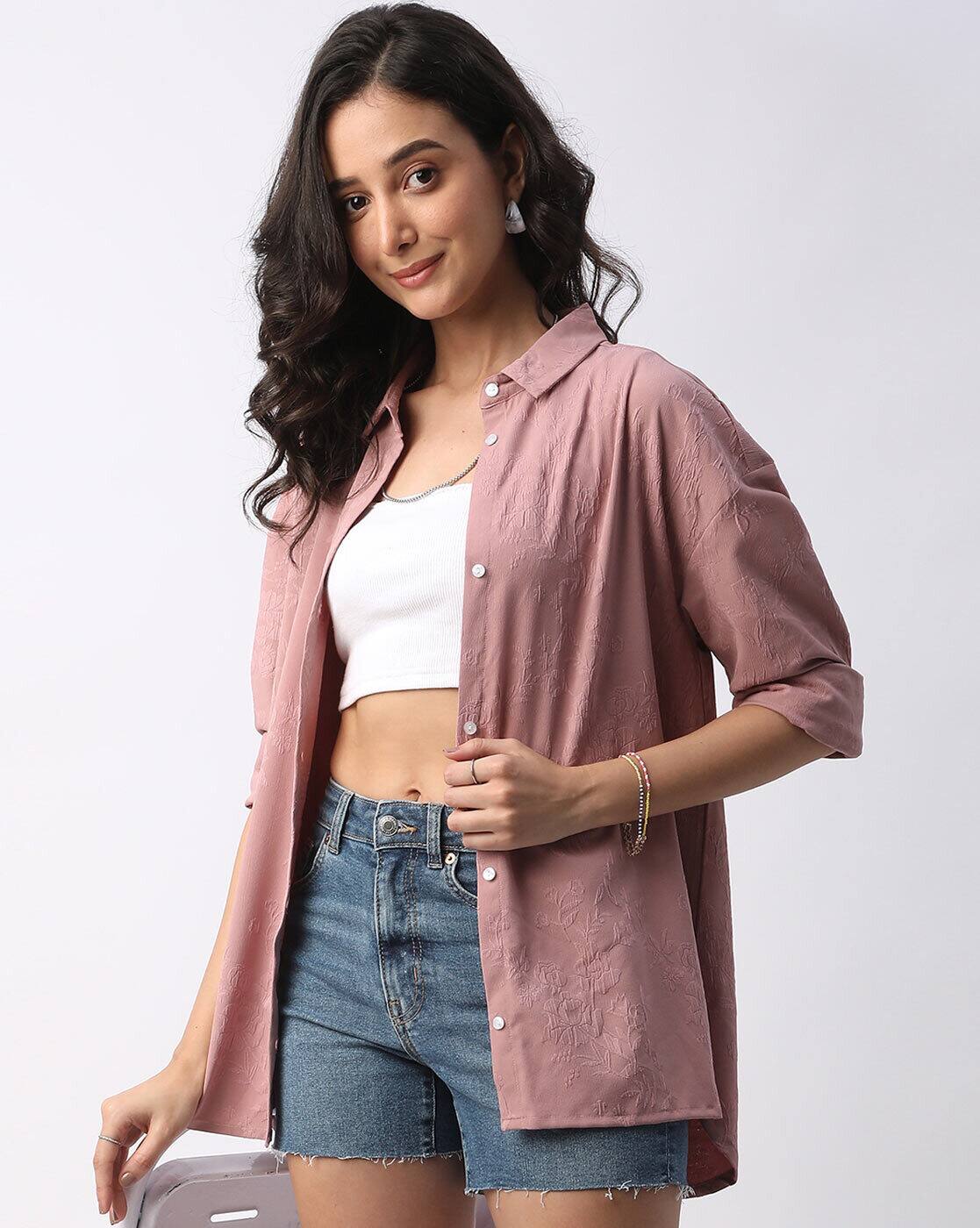 Buy Pink Shirts for Women by Vastrado Online