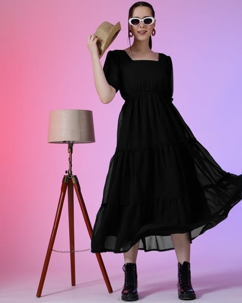 FEMVY Women Casual Regular Fit Dress