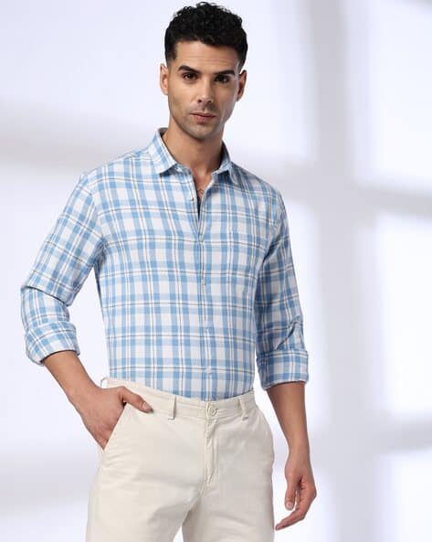 Men Checked Regular Fit Shirt