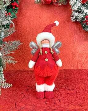 little surprise box Knitted Foldable Tall Winter themed Mr.Reindeer self standing Christmas Table Decor-picture-14