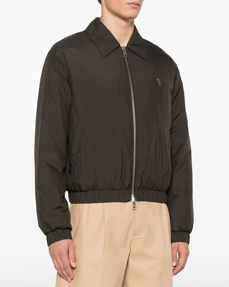 Buy Ami Paris Ami De Coeur Cotton Regular Fit Zipped Jacket