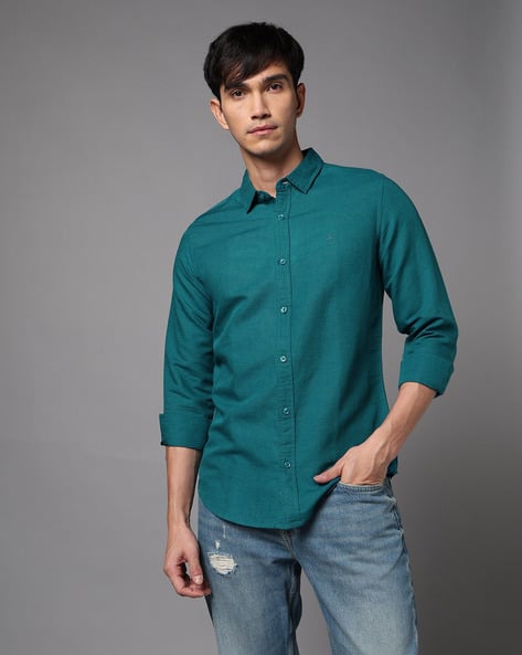 Men Slim Fit Shirt - Main Image