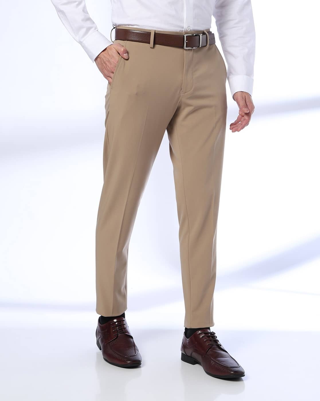 Khaki Pants Best Places To Buy Dress Pants Men Slim Fit Flat-Front