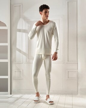 Buy White Thermal Wear for Men by AEROWARM Online Ajio