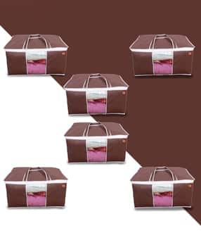 Set of 6 Non-Woven Pieces Underbed Storage Bags-image-8