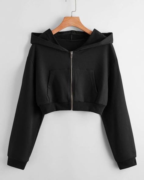 Women Self-design Hoodie