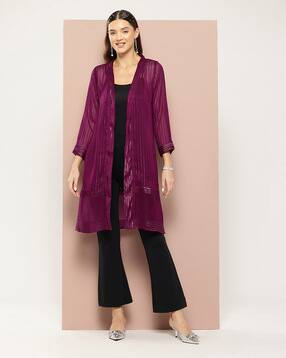 qurvii Women Self-design Shrug-picture-12