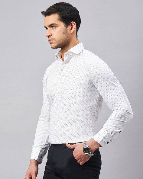 LOUIS STITCH Men Geometric Print Regular Fit Shirt