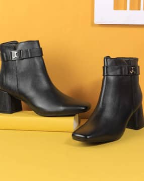 mochi Women Ankle-Length Boots with Synthetic upper-picture-24
