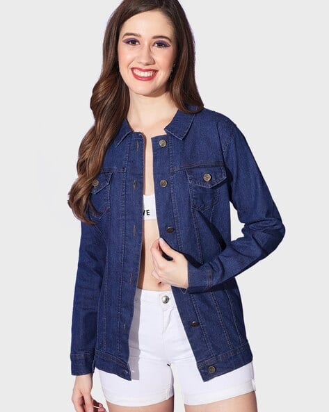Buy Indigo Jackets & Coats for Women by FLEXY BY BUYNEWTREND  